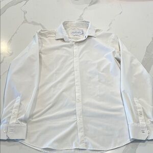 Mizzen + Main Men's White Dress Shirt